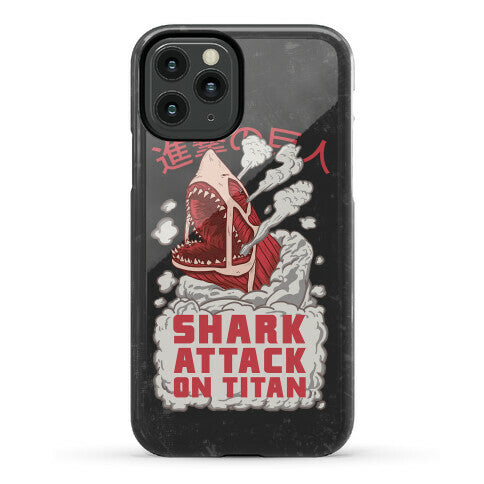 Shark Attack On Titan Phone Case